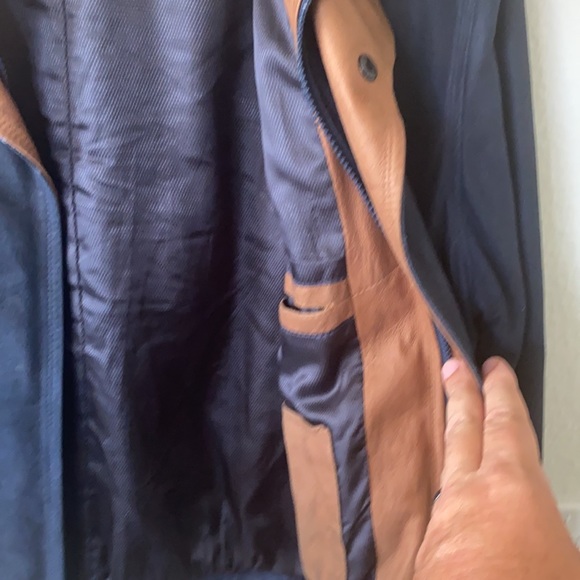 Johnston & Murphy 100% lambskin leather jacket - Picture 5 of 16